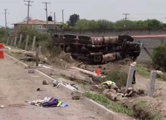 Accidente deja cinco personas muertas en Autopista Querétaro-Irapuato
