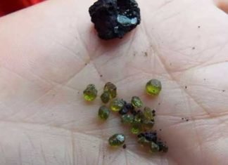 Volcán Kilauea expulsa literalmente piedras preciosas