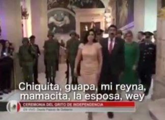 Dejan micrófono abierto e insultan a esposa de gobernador