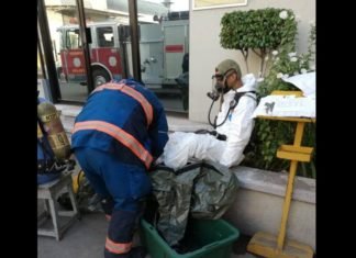 Evacuan a trabajadores por fuga de gas cloro en la Harinera