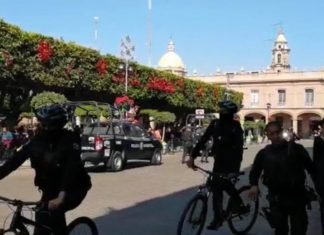 Alerta de bomba en Presidencia de Celaya