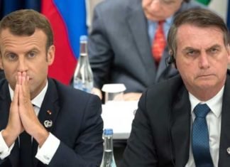 Jair Bolsonaro se burla de esposa de Emmanuel Macron