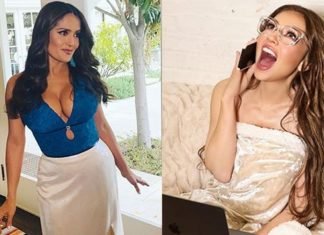 Thalía se burla del escote de Salma Hayek en instagram