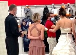 Mujer va al trabajo de su pareja vestida de novia para obligarlo a casarse