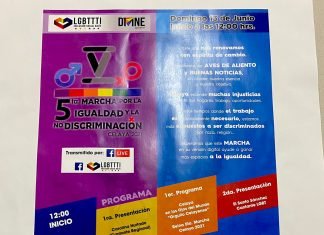 Marcha por la igualdad y la no discriminación LGBTTTI será virtual