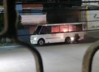 Quema de vehículos dejó a transporte sin 5 mil 500 pasajeros