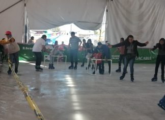 Que siempre si viene Donovan Carrillo para inauguración de pista de hielo