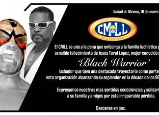Falleció Black Warrior, ídolo de la Lucha Libre