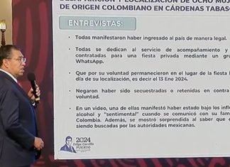 “Serán deportadas”: SSPC reitera que colombianas no fueron secuestradas en Tabasco; así las localizaron