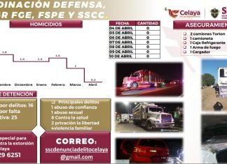 Celaya registra cero homicidios en la última semana