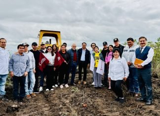 Arranca construcción de bordo captador de agua en el ITESS con apoyo del Gobierno Municipal