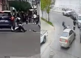 Viven para contarla agentes de Tránsito, uno atropellado y otro accidentado