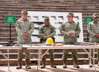 Conmemoran el Día Internacional de Destrucción de Armas de Fuego