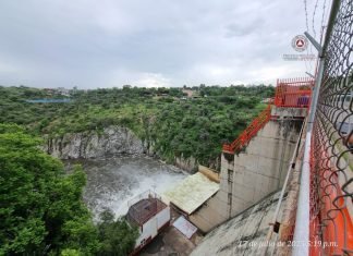 La Coordinación Estatal de Protección Civil alerta a la población sobre el inicio del desfogue controlado en la presa Ignacio Allende