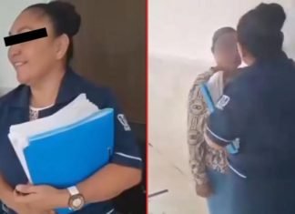 Trabajadora del IMSS Bienestar golpea a familiar de un paciente en Veracruz que la exhibió porque “nomás estaba tragando”