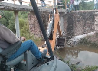 Demolición preventiva de cortina de mampostería en la comunidad de Galvanes