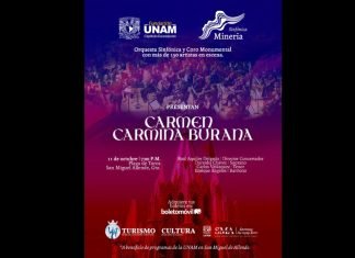 FUNAM Guanajuato anuncia magno concierto de la Orquesta Sinfónica de Minería en San Miguel de Allende, Guanajuato.