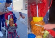 Pareja mete trompo de pastor a sala de cine, se viraliza en TikTok y Cinépolis lanza épica respuesta