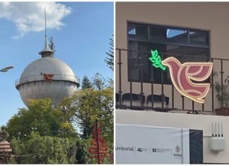 Pondrán “Palomita de la esperanza” ahora en accesos del municipio, ya está en Presidencia