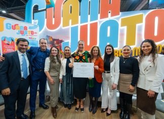 Anuncia Libia Dennise la nueva ruta área Bajío-Madrid