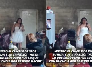 No es mucho, pero es con amor: madre organiza la fiesta de 15 años de su hija con lo que pudo y su historia se vuelve viral