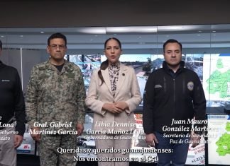 Mensaje de la Gobernadora de Guanajuato ante hechos registrados hoy a nivel nacional