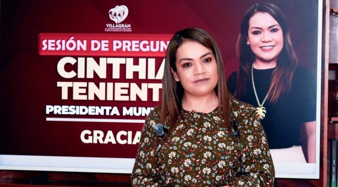 Realizan conferencia de prensa en Villagrán para informar avances en varios rubros