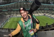 Isaac Ortíz, fotógrafo Celayense que cubre el Mundial de Futbol