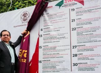 Con fijación del Bando Solemne inician los festejos patrios en Celaya